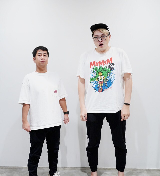 ウエストランド井口（左）と構成作家・飯塚大悟（右）。