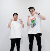 ウエストランド井口(左)と構成作家・飯塚大悟(右)。