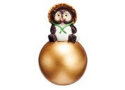 「大きくなっちゃっタヌキ」金の玉乗りver.