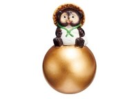 「大きくなっちゃっタヌキ」金の玉乗りver.