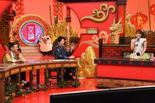 左からかまいたち、渋谷凪咲。(c)カンテレ