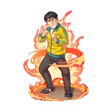 ドラスマ内キャラクターとなったランジャタイ国崎。