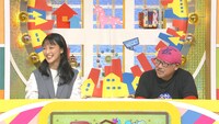 左から竹内由恵、林下清志。(c)日本テレビ
