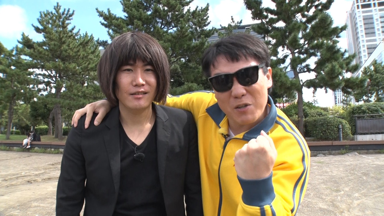 新番組「ランジャタイのがんばれ地上波！」に出演するランジャタイ。(c)テレビ朝日