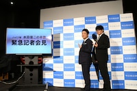 和牛・水田（左）とライス関町（右）。