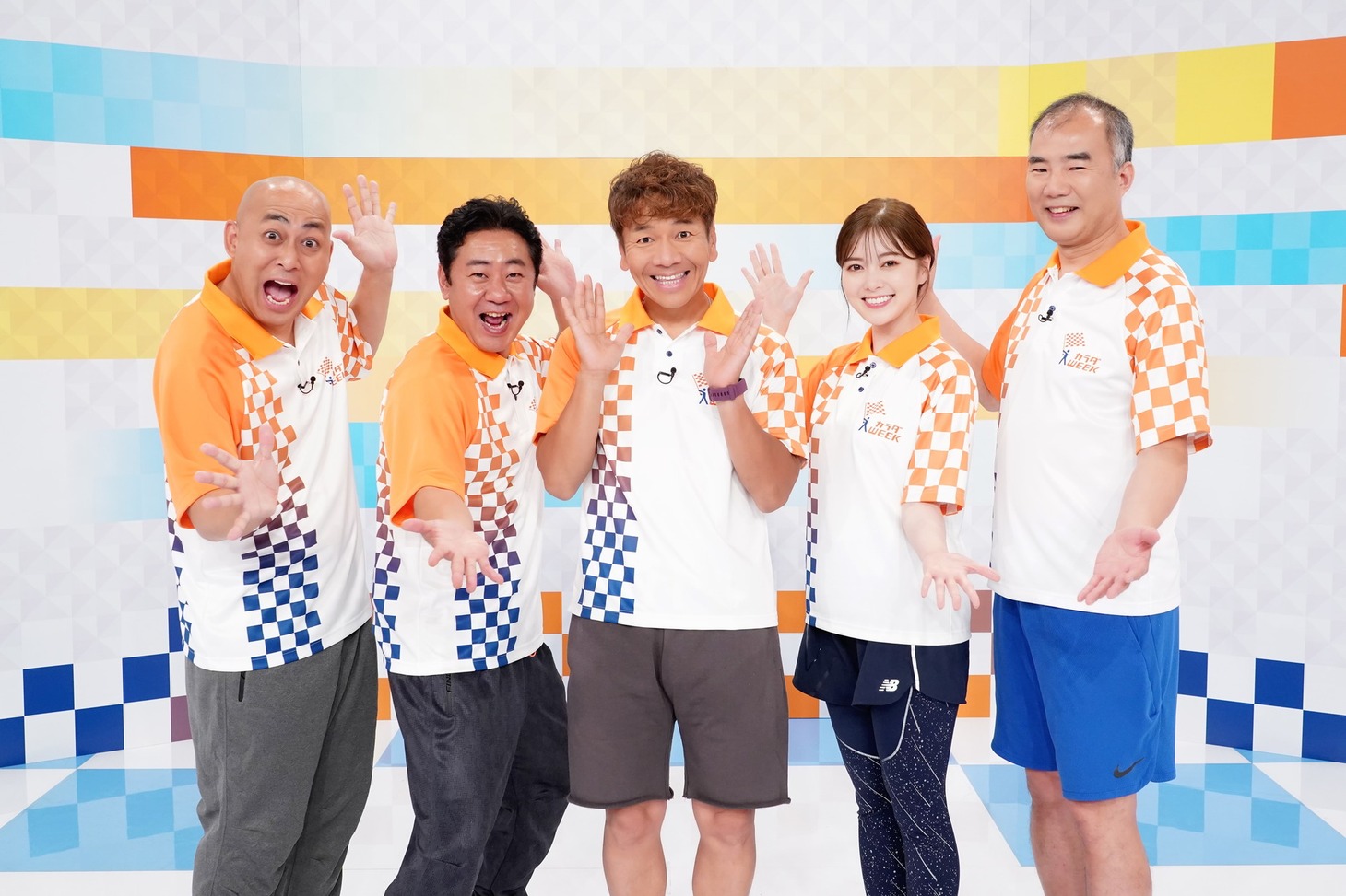 左から錦鯉、くりぃむしちゅー上田、白石麻衣、野口聡一。(c)日本テレビ
