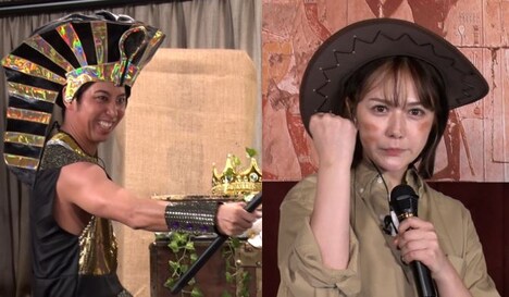 左から、ニューヨーク屋敷、村重杏奈。(c)テレビ朝日