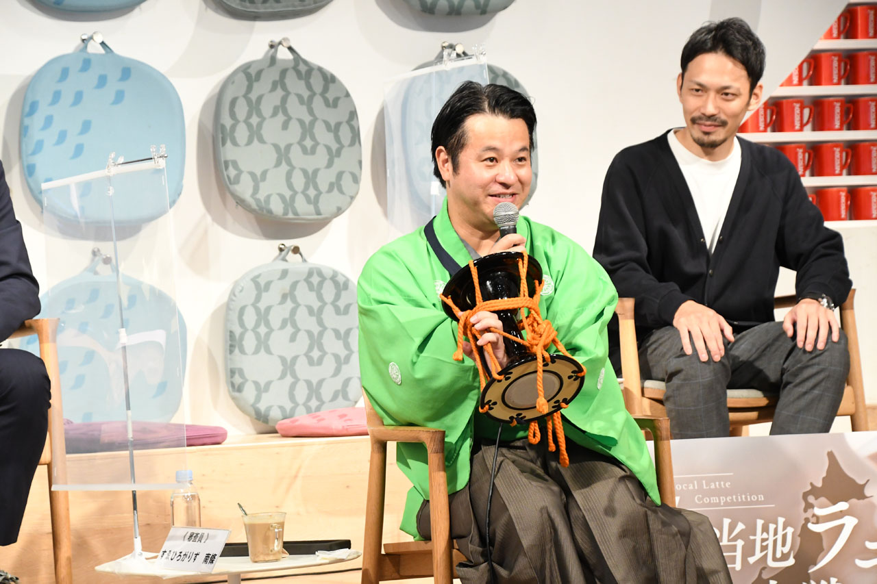「ひな人形の3段目の奴です」とすゑひろがりず南條。