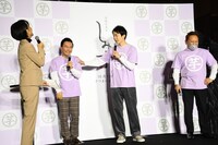 「高級芋菓子しみず『さつまいもの日』感謝イベント」の様子。