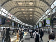 品川駅の様子。