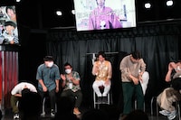 ケーブルテレビの密着を受けたエピソードにも一同は大笑い。