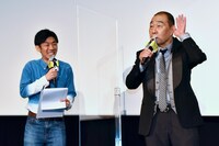 左から、トンツカタン森本、でんでん。