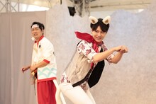 NON STYLE石田脚本の「ももたろう」より。