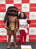 福崎町のキャラクター・ガジロウと、妹ガジ子ことアルミカン赤阪。