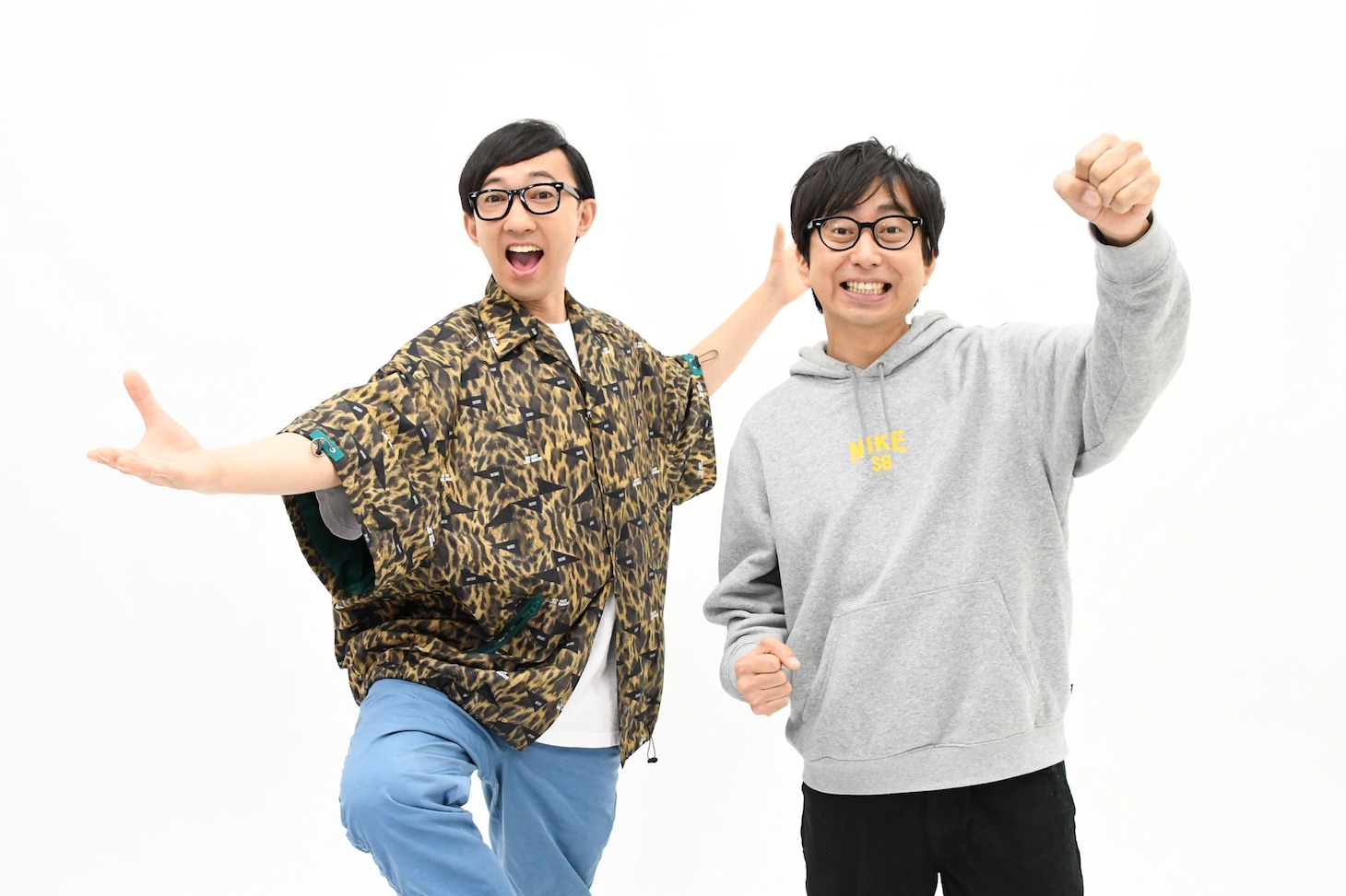 こがけん（左）とおいでやす小田（右）。