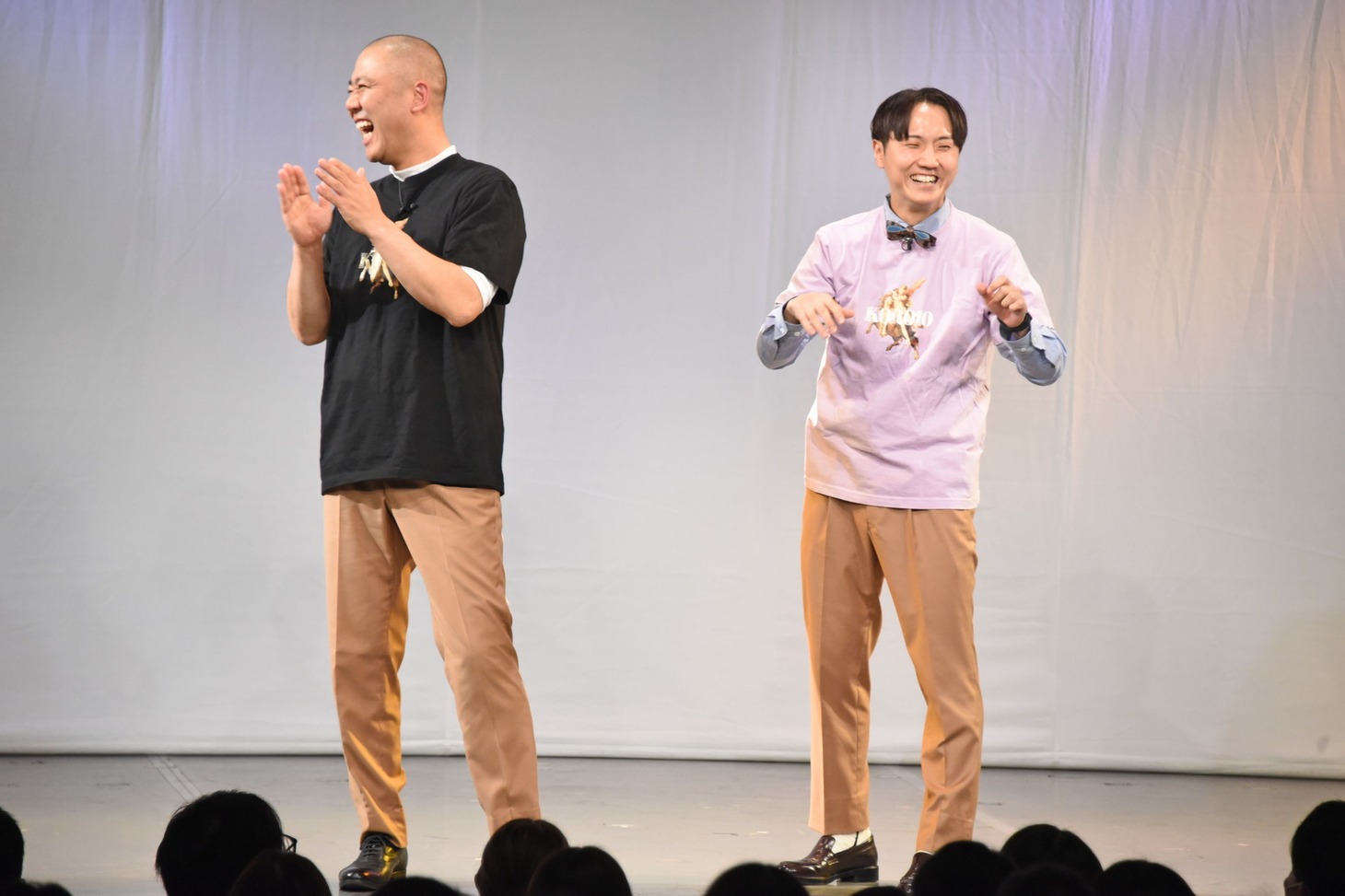 エンディングでトークするコロコロチキチキペッパーズ。