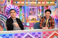 左から、シソンヌ長谷川、霜降り明星せいや。(c)テレビ朝日