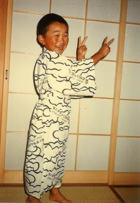 子供の頃のザ・ギース高佐。