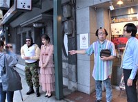 ロケのワンシーン。(c)ABCテレビ