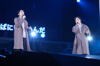 ナインティナイン矢部と、矢部のモノマネをする原口あきまさ。