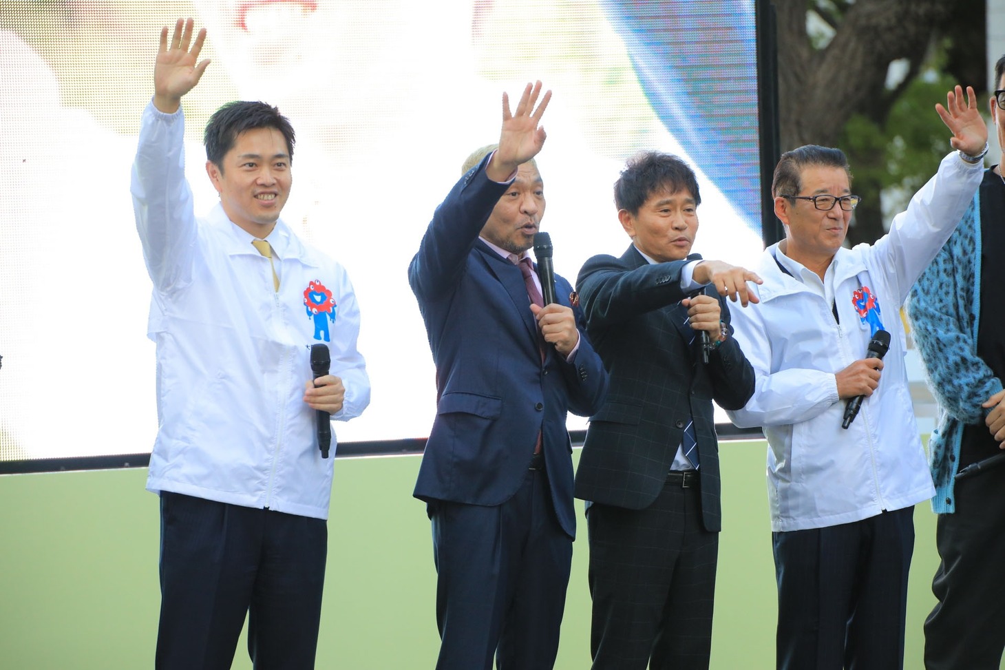 「御堂筋ランウェイ2022」の様子。