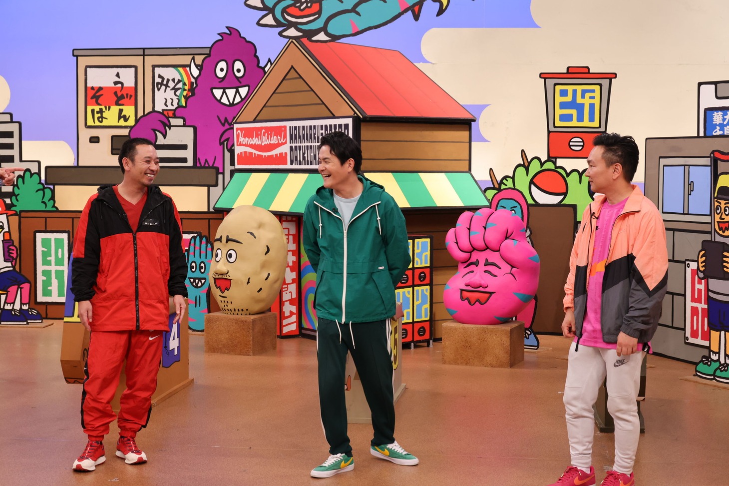 「火曜は全力！華大さんと千鳥くん」のワンシーン。(c)カンテレ