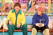 「トークィーンズ」にゲスト出演するEXIT。(c)フジテレビ