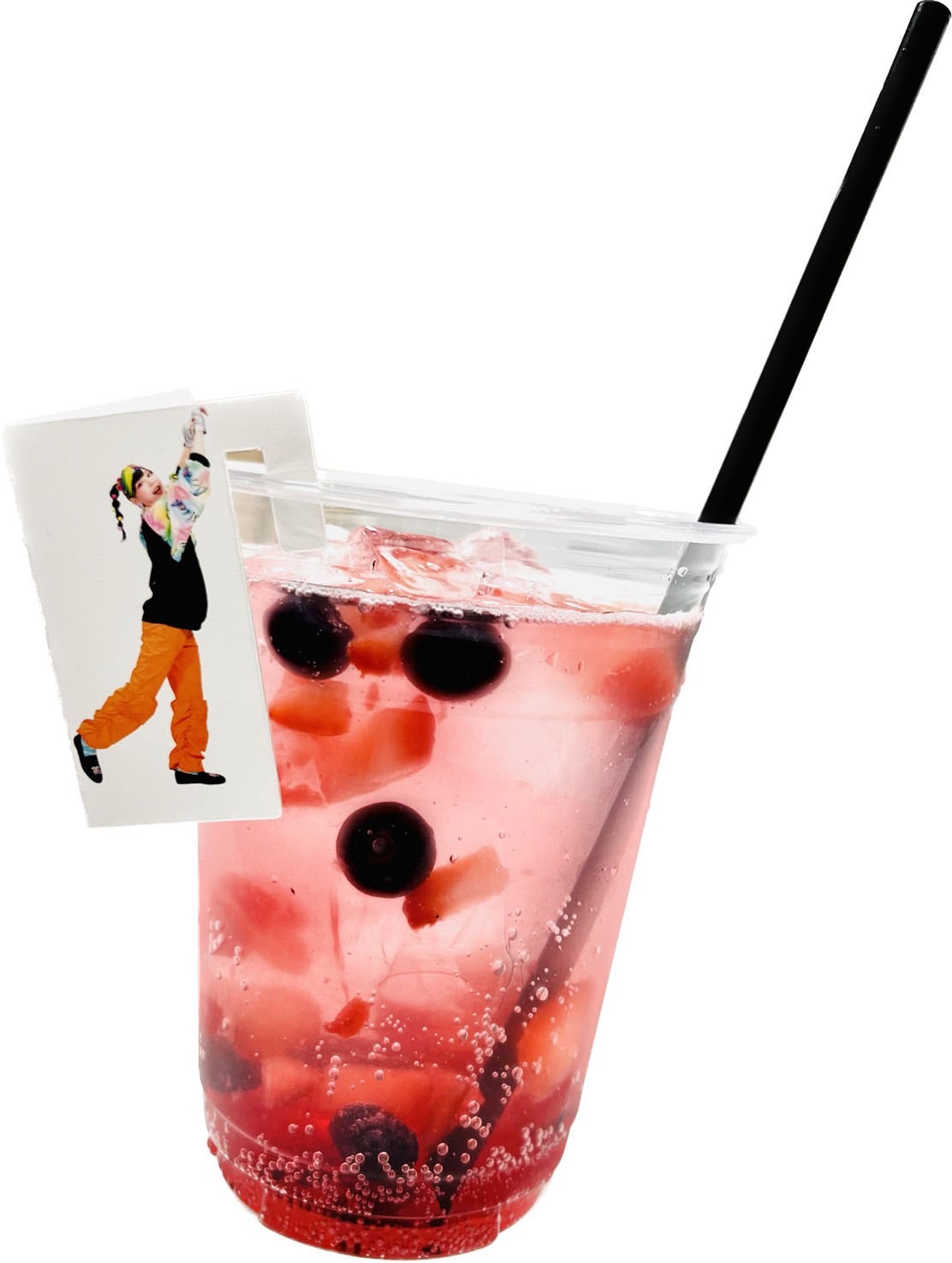 ごくごくレッドと、愛コーラのぶら下がりポップ。