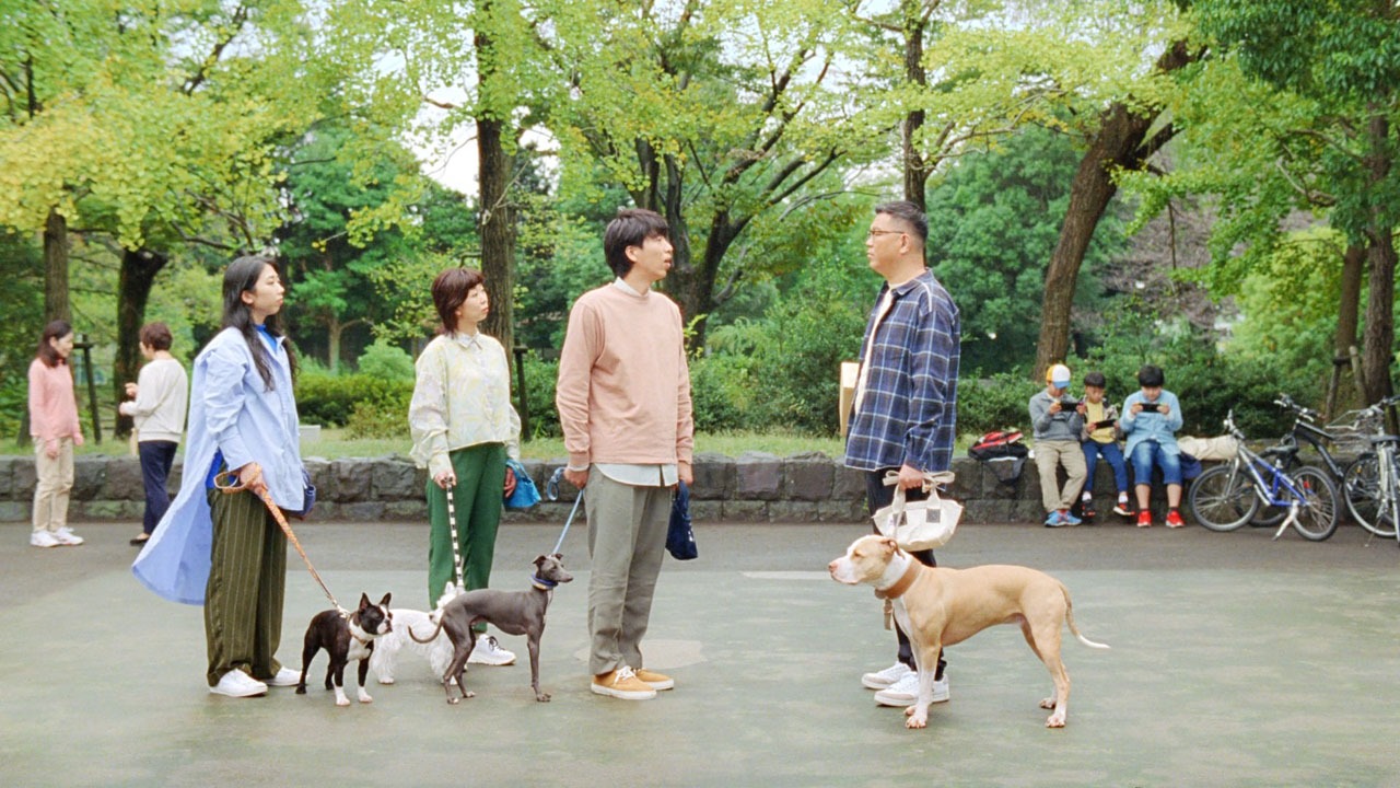シソンヌ長谷川とニッポンの社長・辻が共演したCM「ゆうパック ご近所散歩中・驚きの事実／集荷」編より。