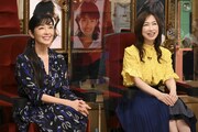 左から、早見優、森口博子。(c)テレビ朝日