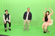 左からハライチ、ヒコロヒー。(c)カンテレ