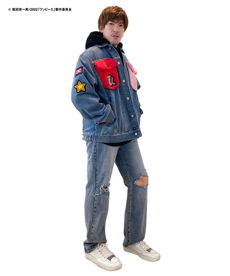 ボアポケットオーバーGジャンを着用するEXITりんたろー。。