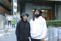 「JOYMAN feat.STOF Lyric Parka」「JOYMAN feat.STOF Lyric HAT」のイメージ。