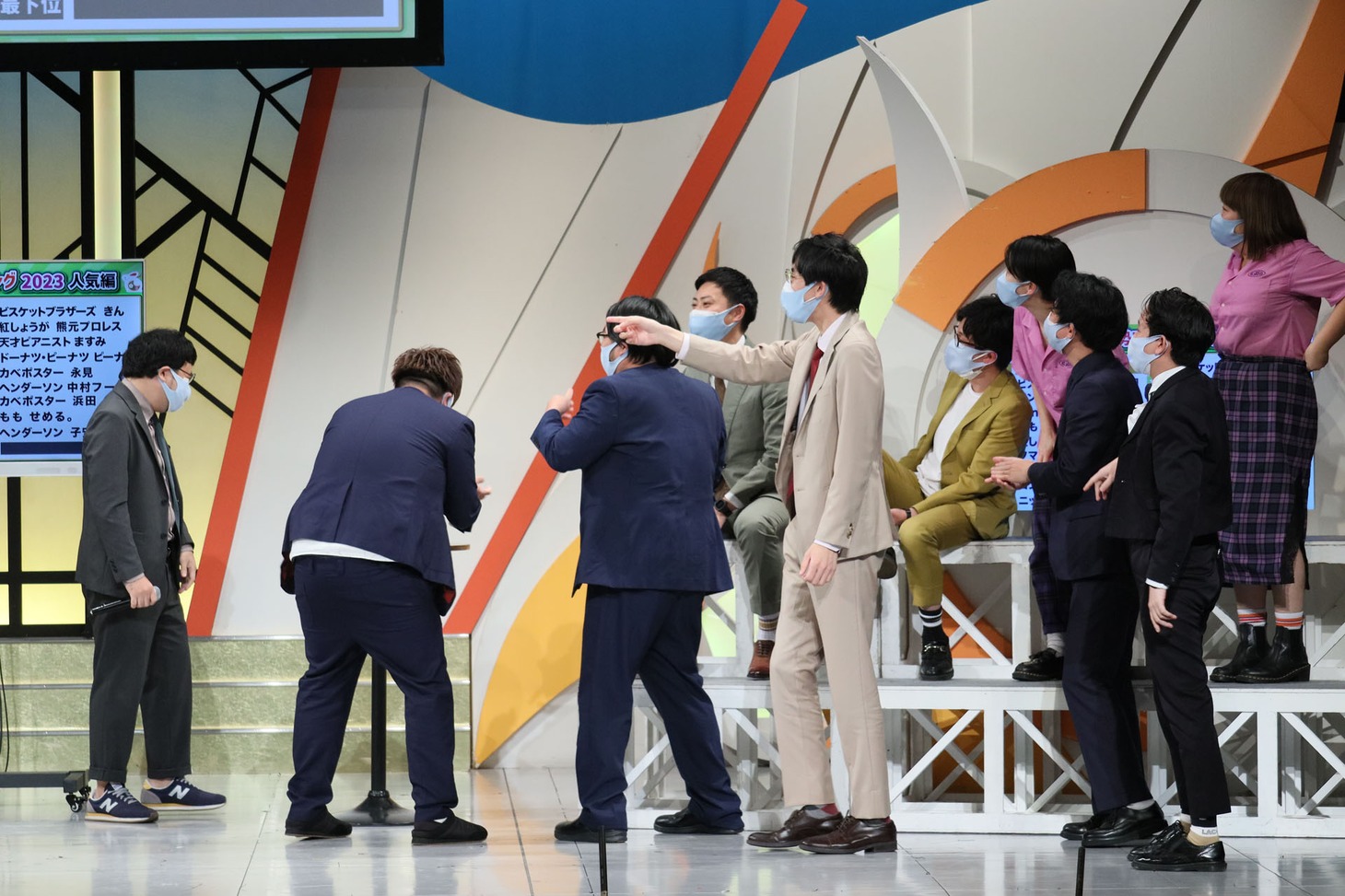 生配信「祝！よしもと漫才劇場8周年・森ノ宮よしもと漫才劇場2周年！」の様子。