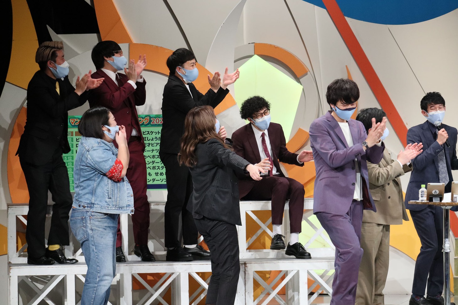 生配信「祝！よしもと漫才劇場8周年・森ノ宮よしもと漫才劇場2周年！」の様子。