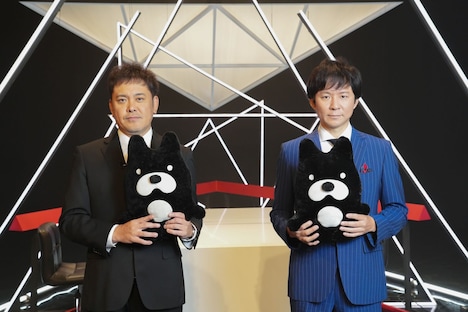 くりぃむしちゅー有田（左）とアンジャッシュ渡部（右）。