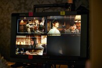 WebCM「ぼる塾Chocolat DUO HOUSE」編の撮影中の様子。