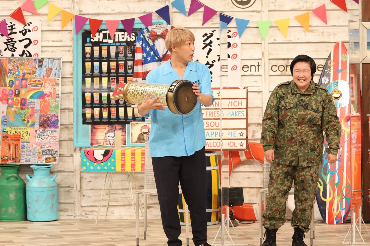 「お笑い向上委員会」“番組一不仲”お見送り芸人しんいちとやす子が揃って登場