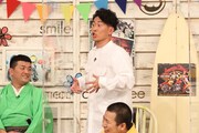 ジャングルポケット太田、すゑひろがりず三島（左）、コットンきょん（手前）。(c)フジテレビ