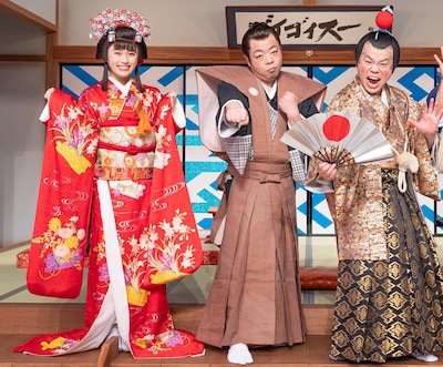 左から渋谷凪咲、ダイアン。(c)読売テレビ