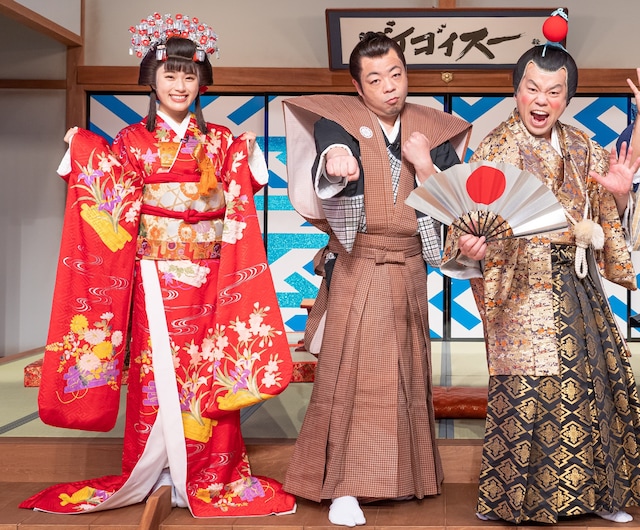 左から渋谷凪咲、ダイアン。(c)読売テレビ