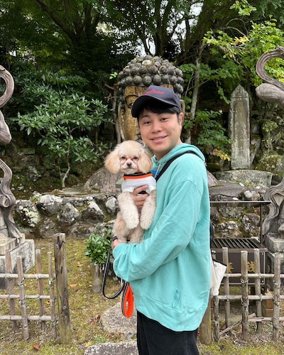 NON STYLE井上とチョコくん。