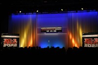 準決勝会場の様子。