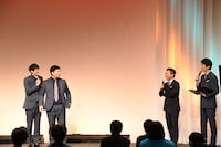 ロングコートダディとかまいたち。