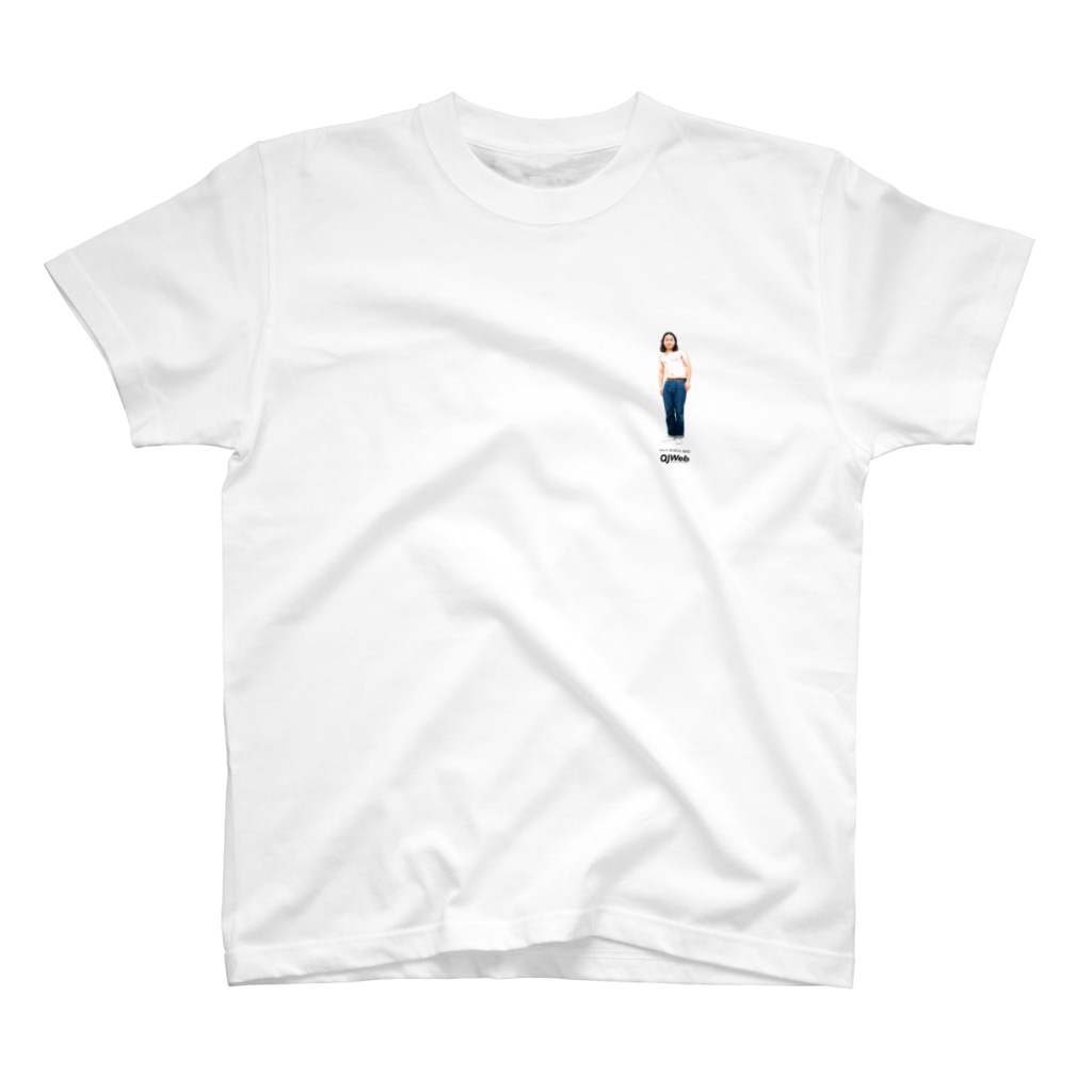 「QJWebカメラ部」発のかが屋・加賀グッズ。Tシャツ。