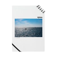 「QJWebカメラ部」発のかが屋・加賀グッズ。ノート。