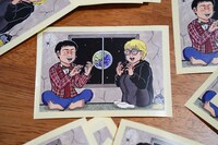 「ライブ!!今月のお笑い」シール