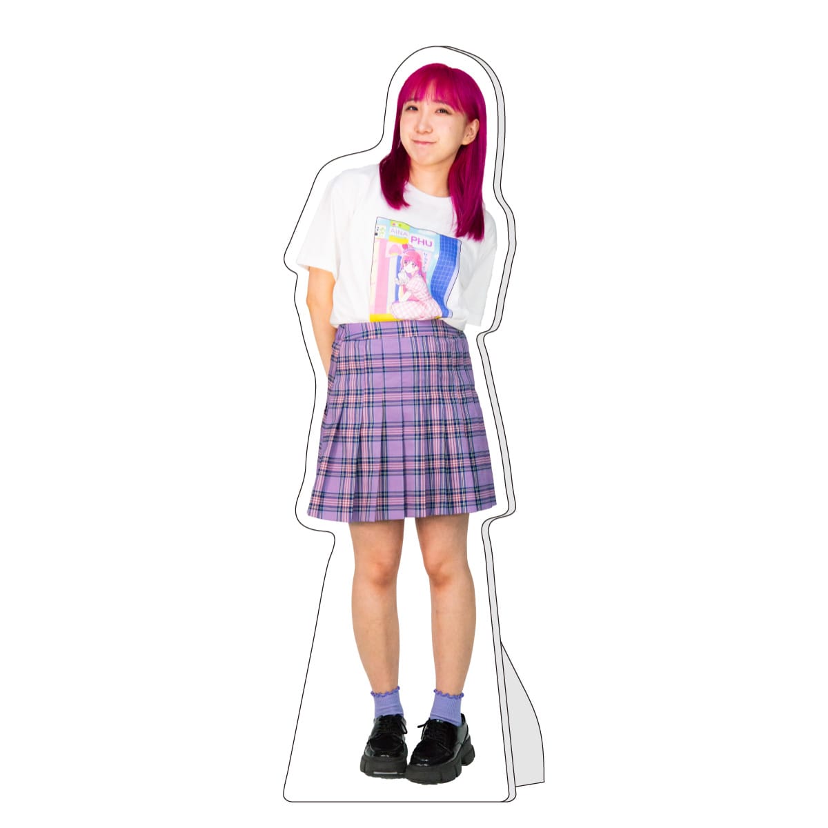 パーパーあいなぷぅの等身大パネル。