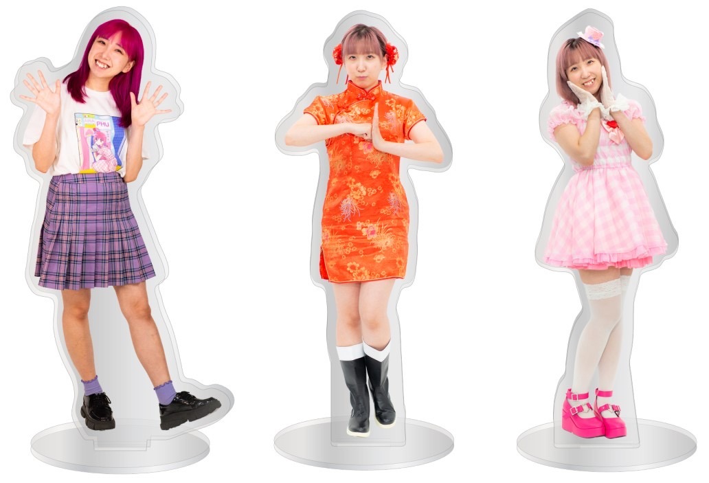 パーパーあいなぷぅのピクチャースタンド（正面）。