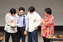 左から、真空ジェシカ・川北、オズワルド伊藤、空気階段。(c)TBSラジオ